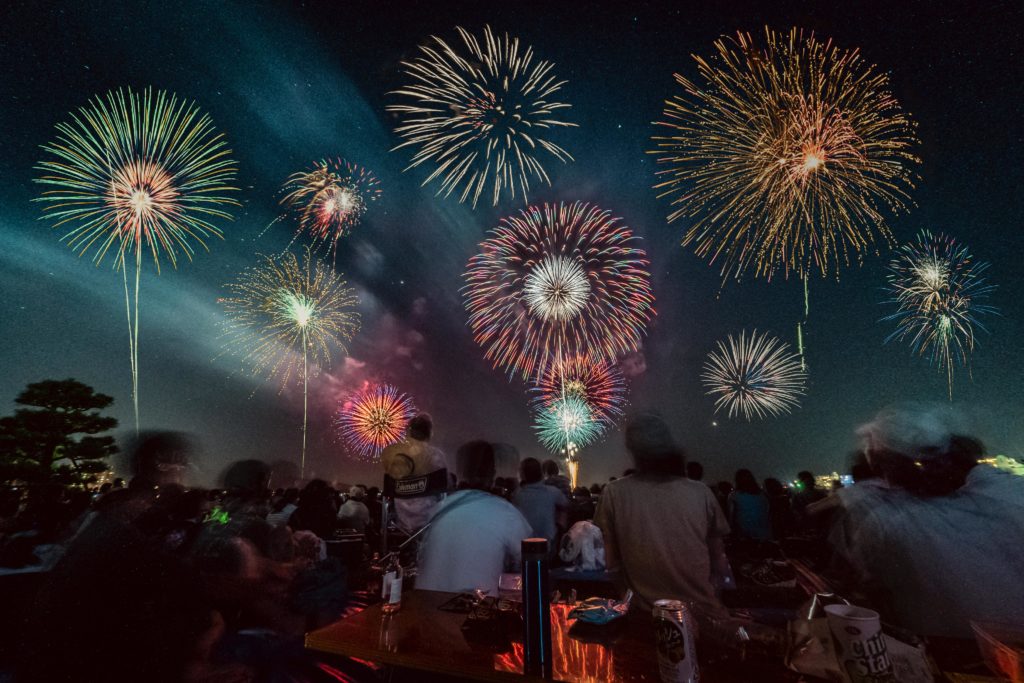 水郷祭　花火