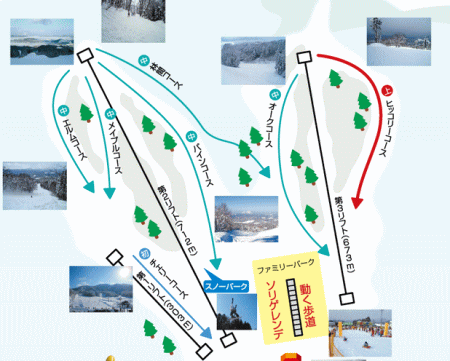 琴引フォレストパーク コースマップ