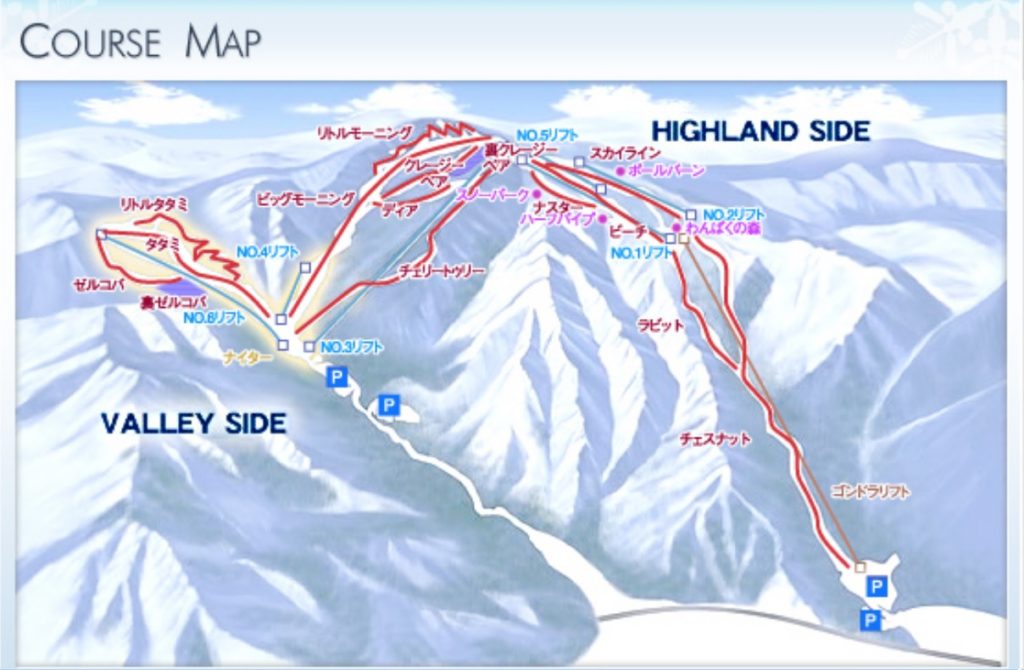 瑞穂ハイランド コースマップ
