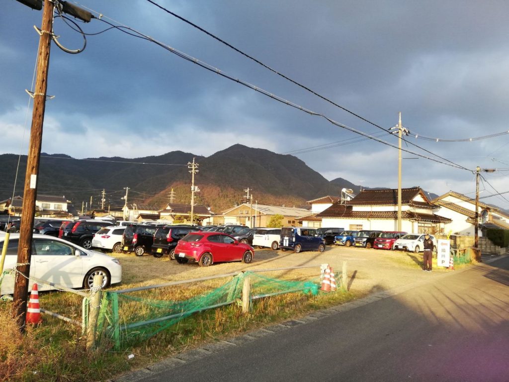 出雲大社　正月　臨時駐車場