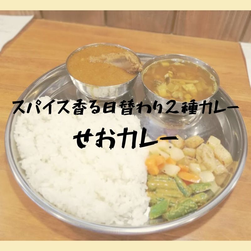 【6月13日オープン】二種類の日替わり本格カレー｜せおカレー（松江市上乃木）
